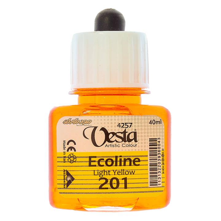 اکولین زرد روشن (Light Yellow) کد 201 وستا VESTA